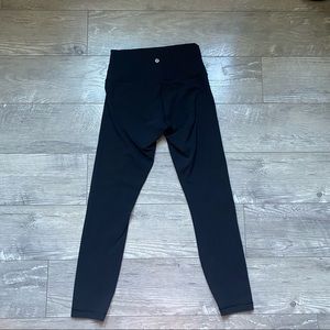 Lululemon Black Wunder Under Full-On Luxtrem 25" leggings
